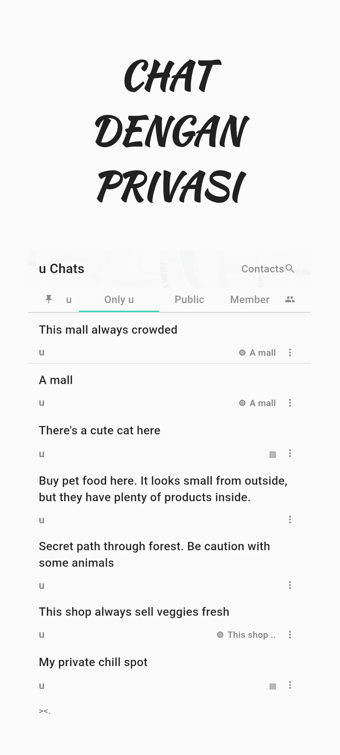 screenshot of privacy matters