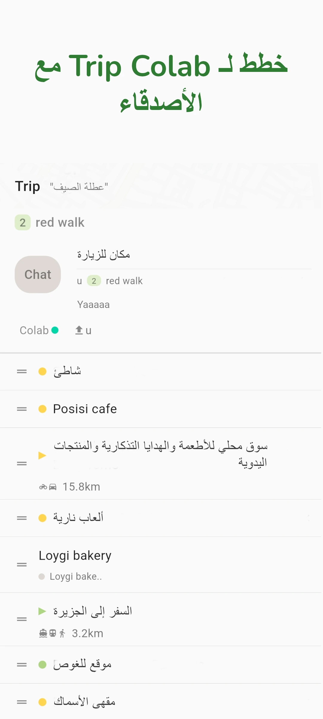 screenshot of message on chat