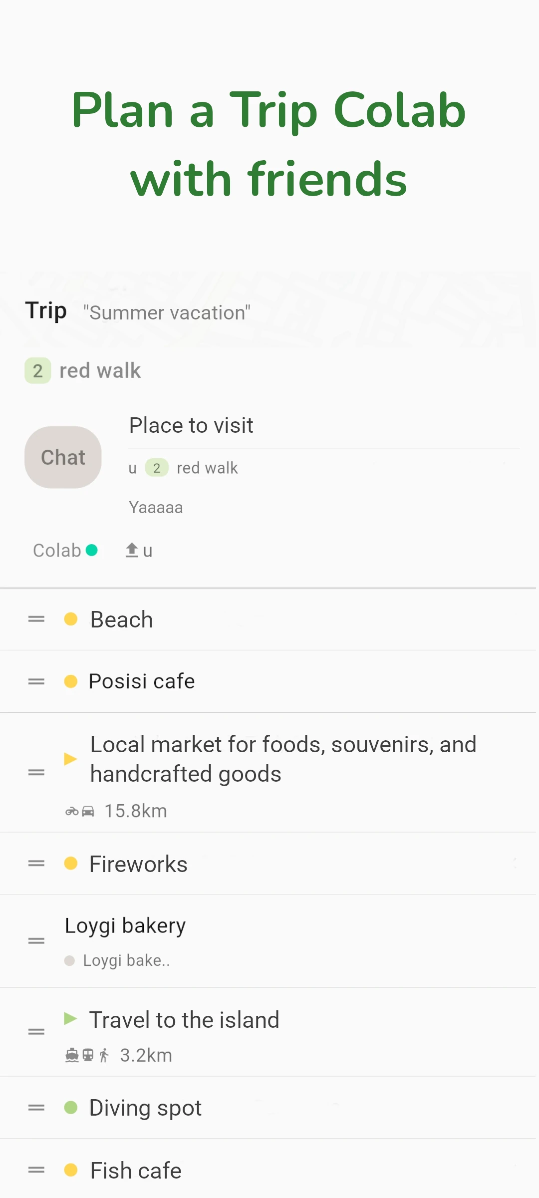 screenshot of message on chat
