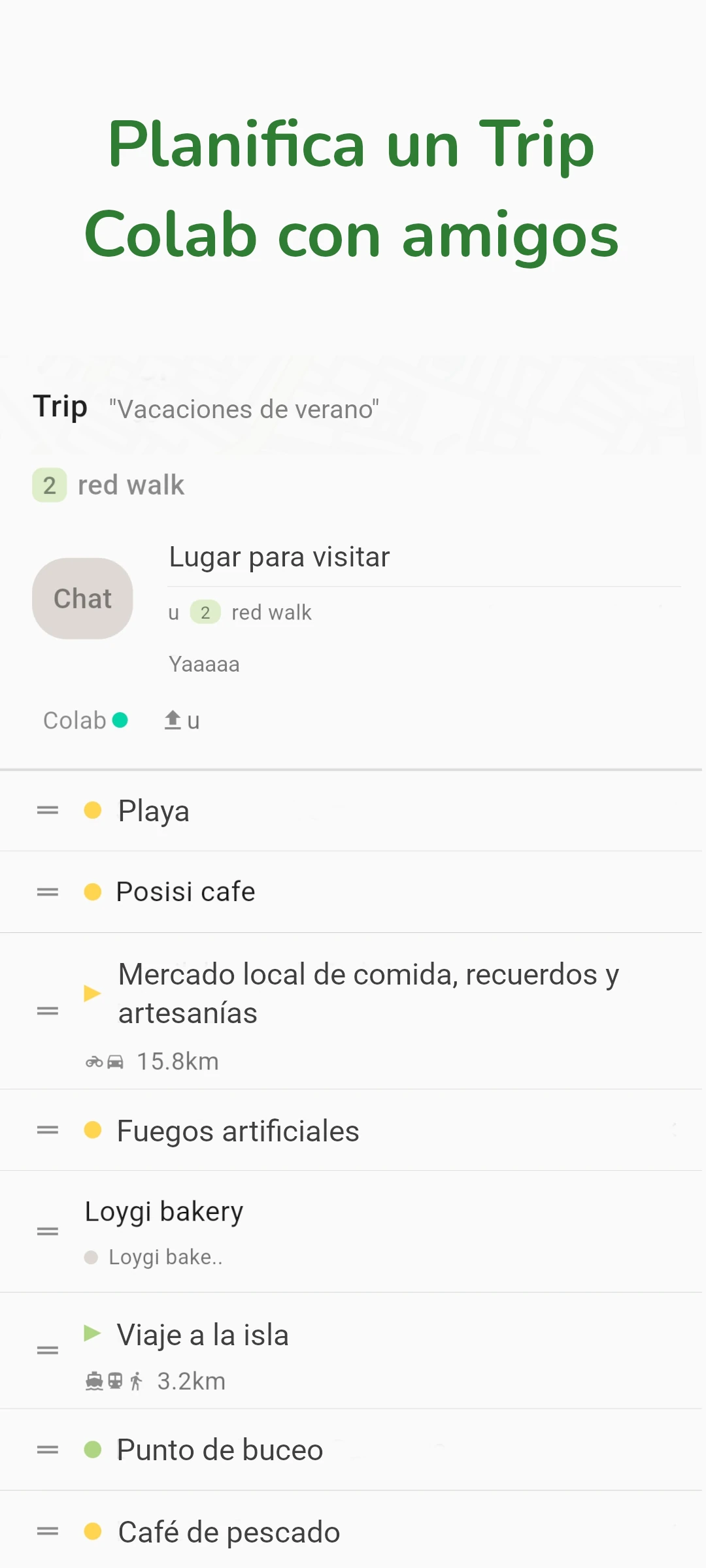 screenshot of message on chat