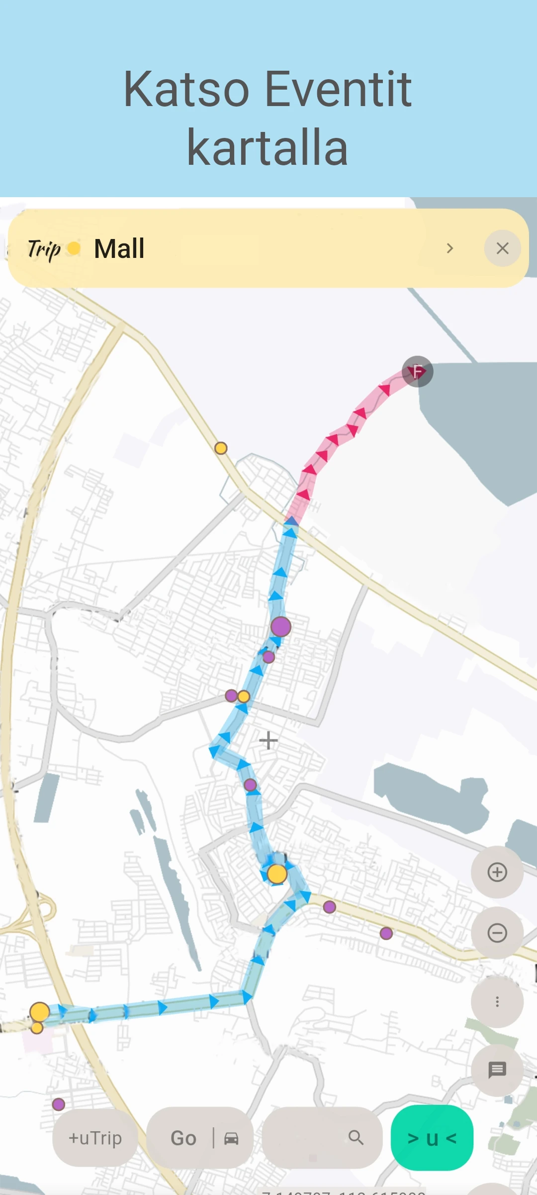 screenshot of map
