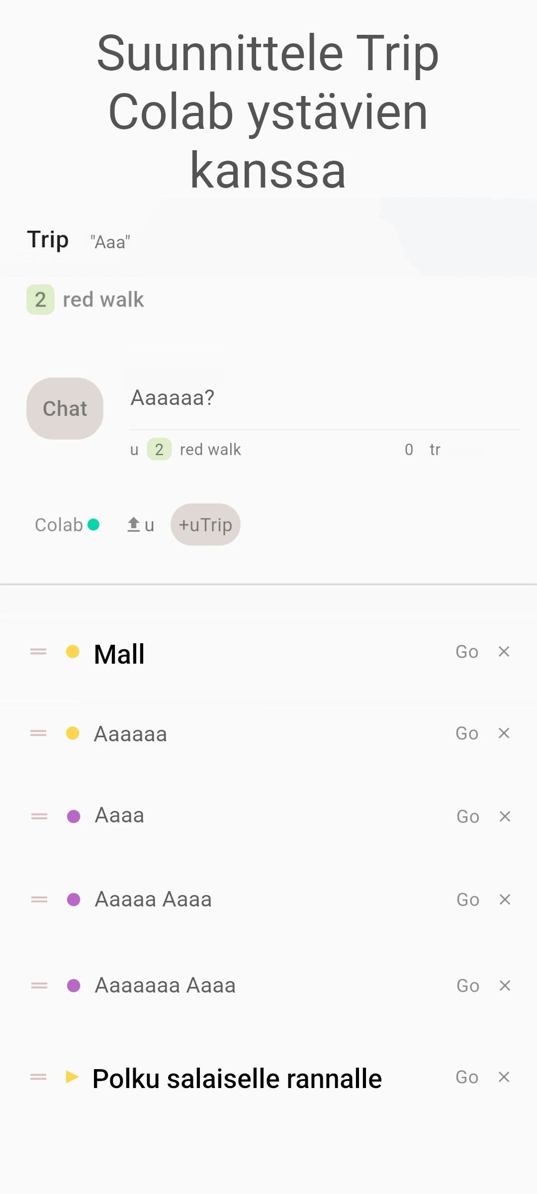 screenshot of trip colab