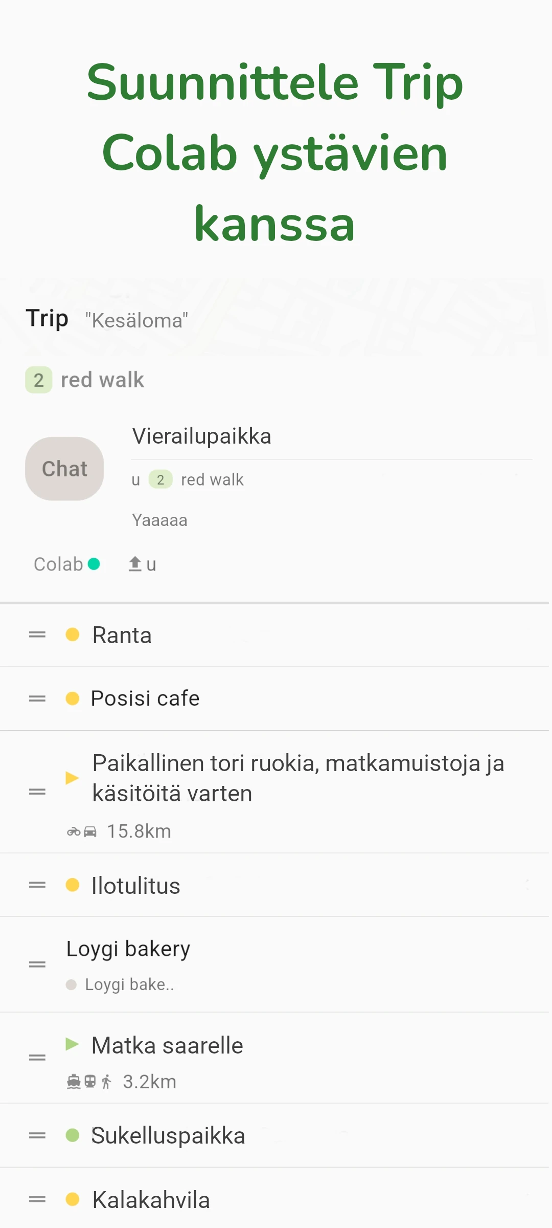 screenshot of message on chat