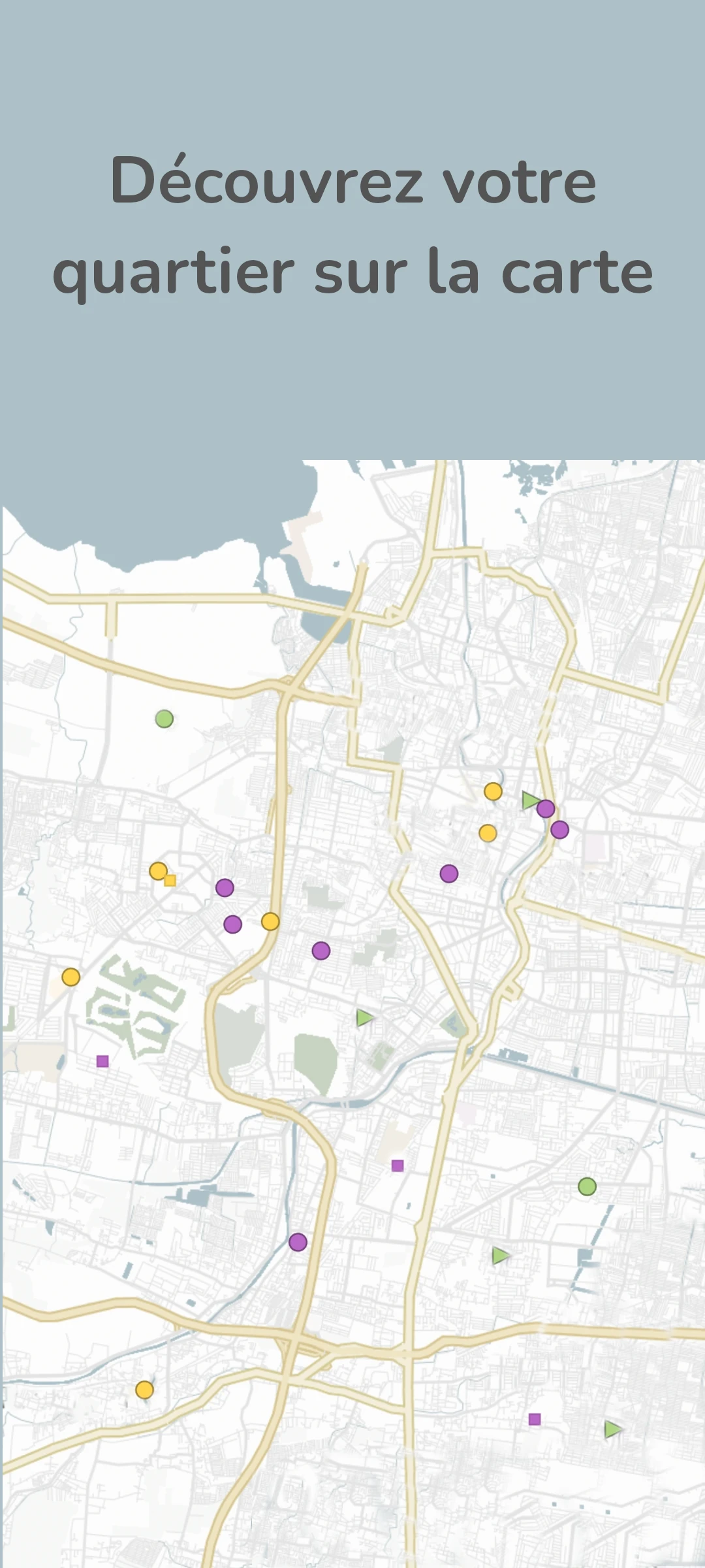 screenshot of event map