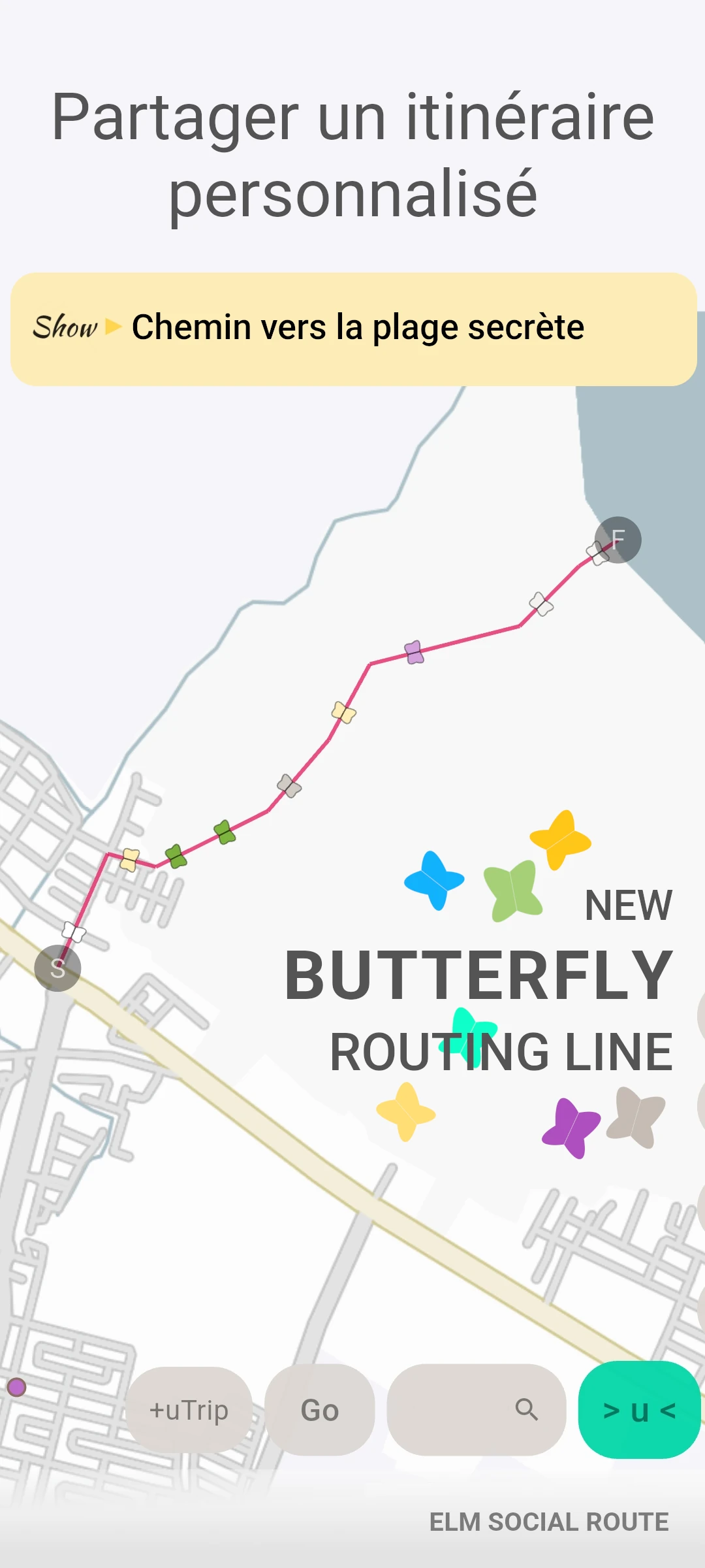 screenshot of route event preview