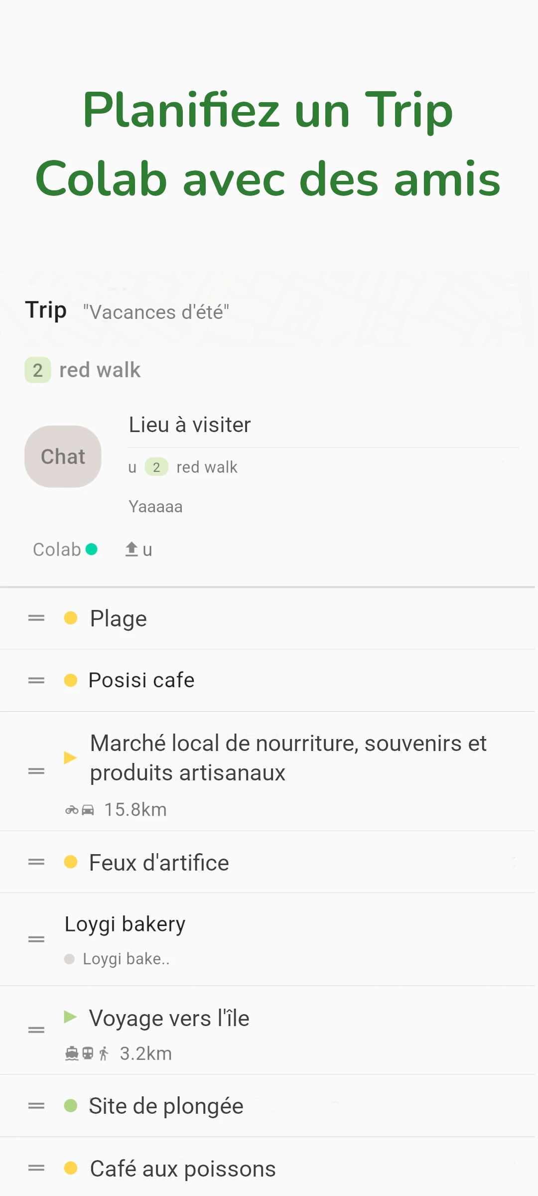 screenshot of message on chat