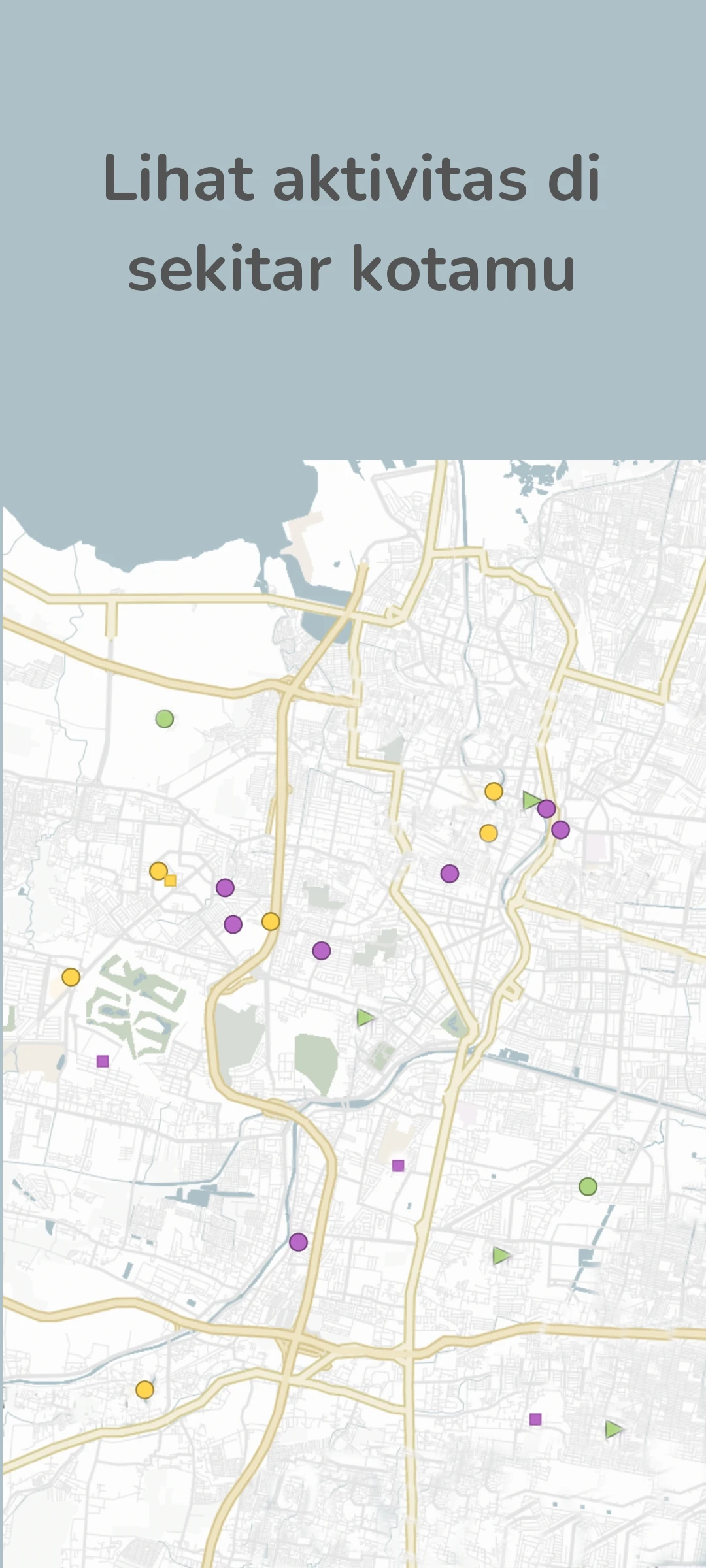 screenshot of event map