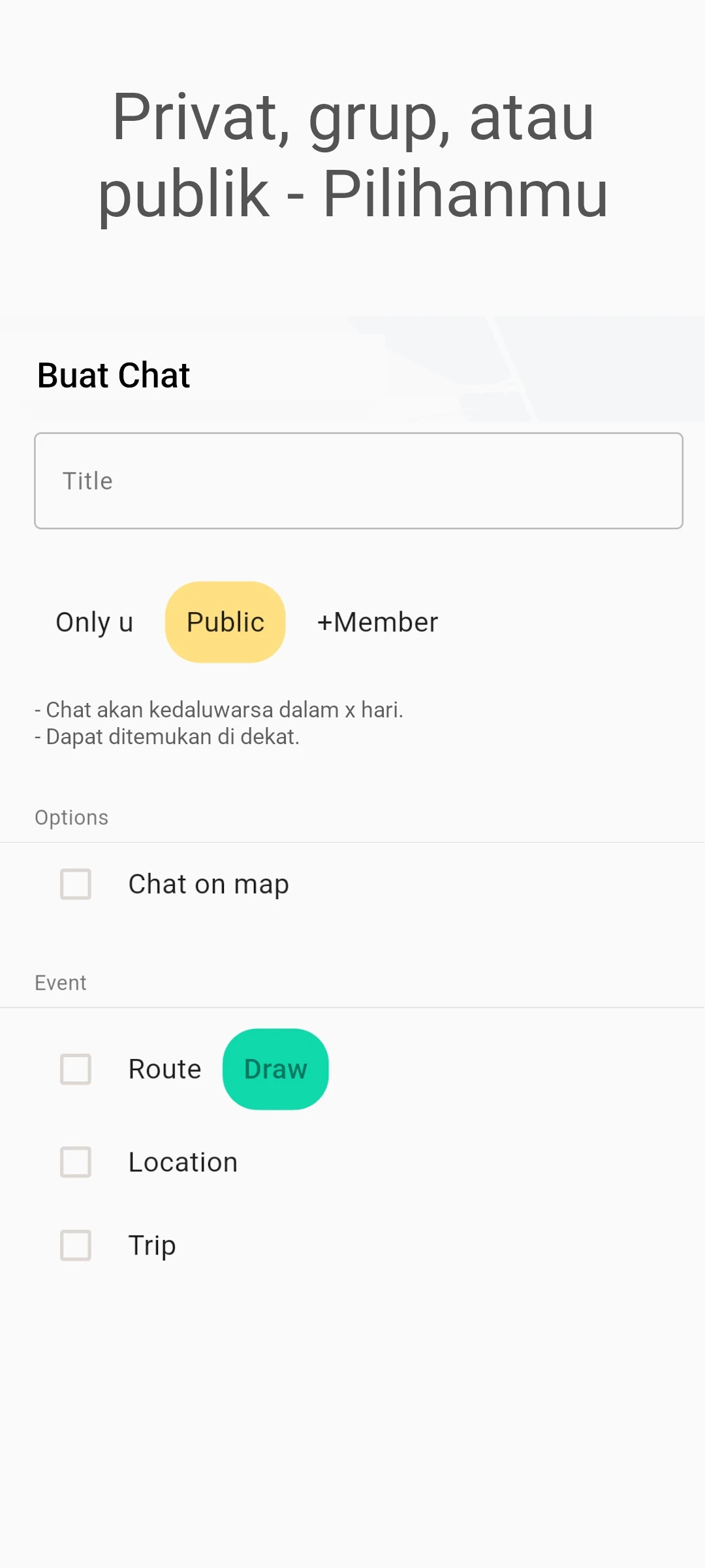 screenshot of privacy