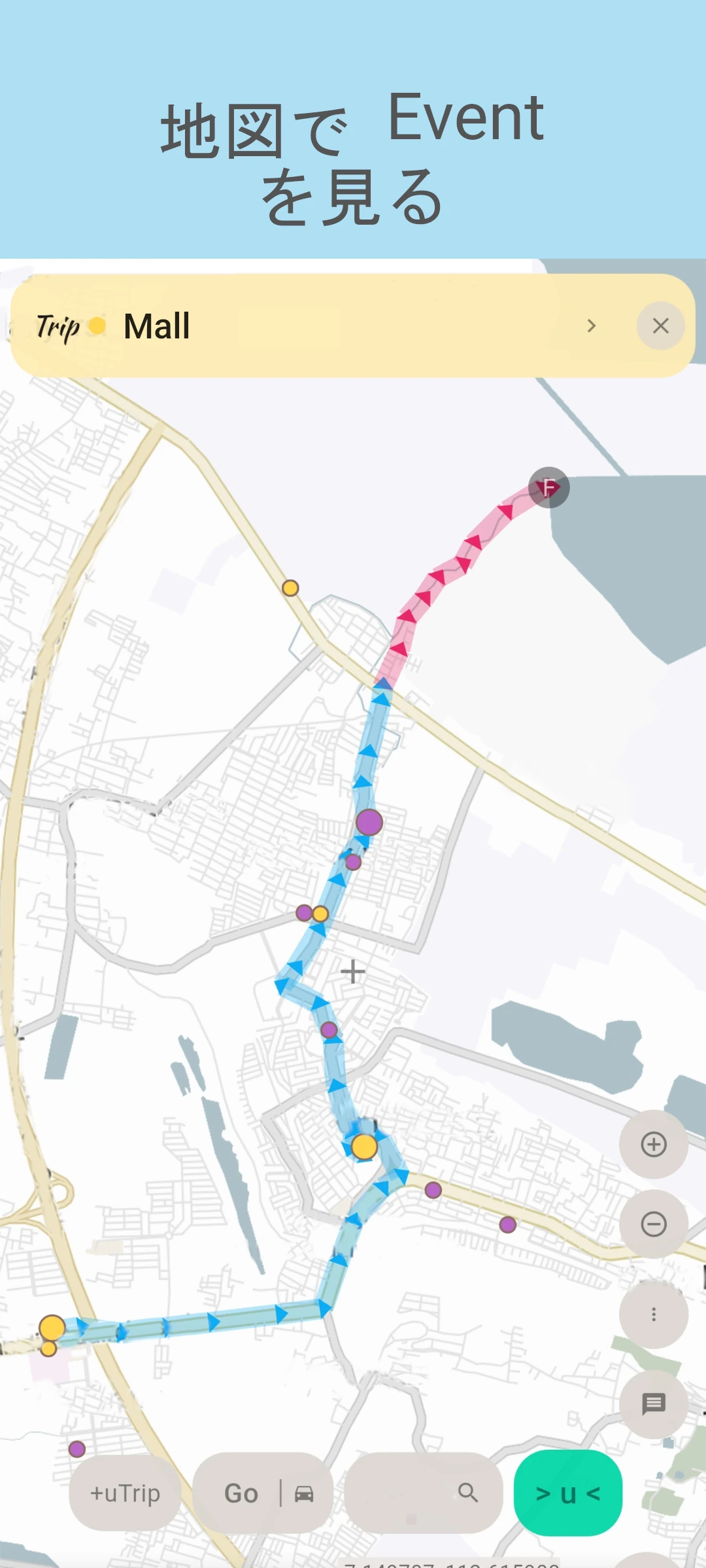 screenshot of map