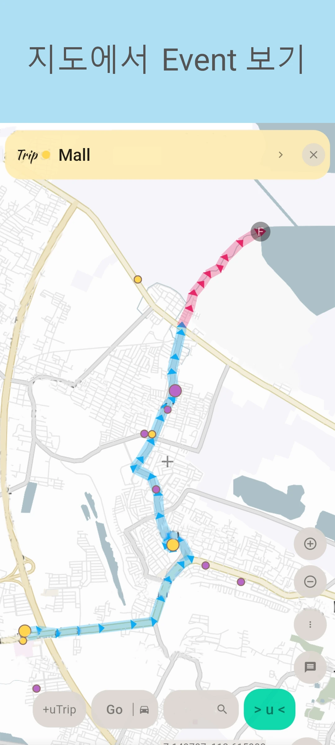 screenshot of map