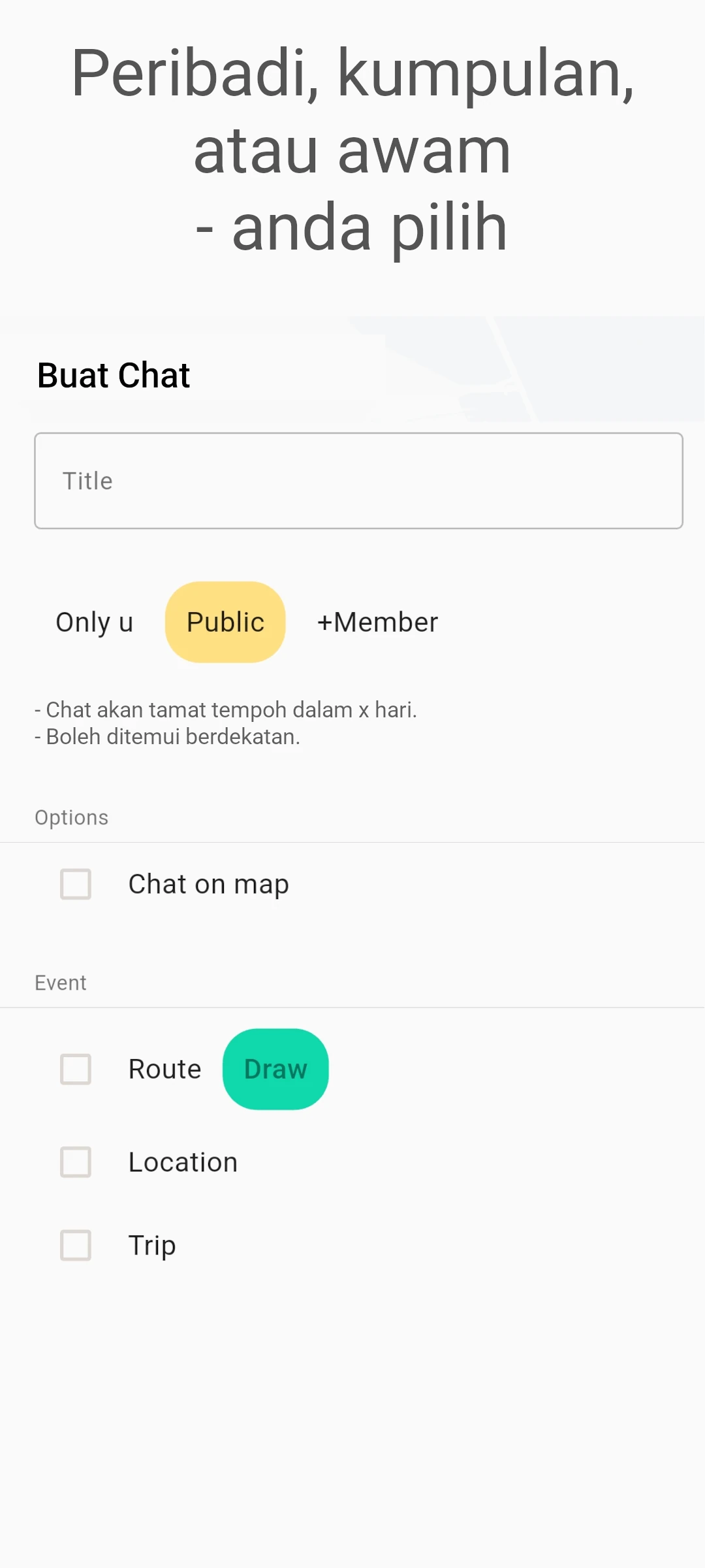 screenshot of privacy