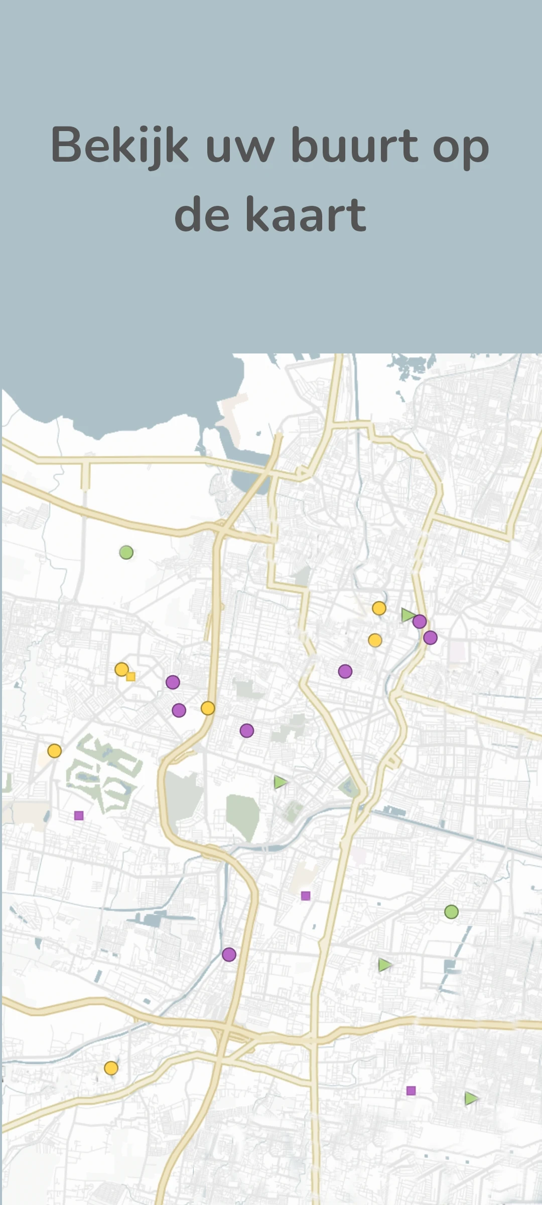 screenshot of event map