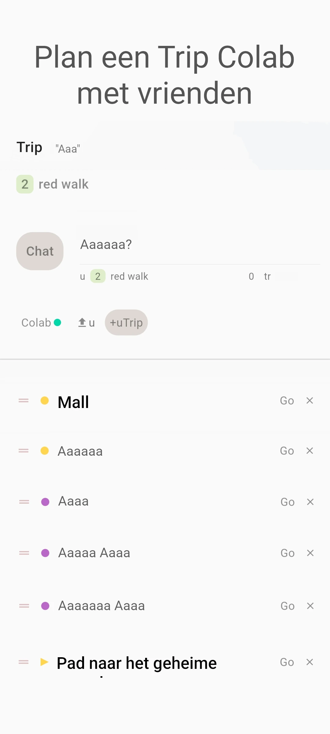 screenshot of trip colab