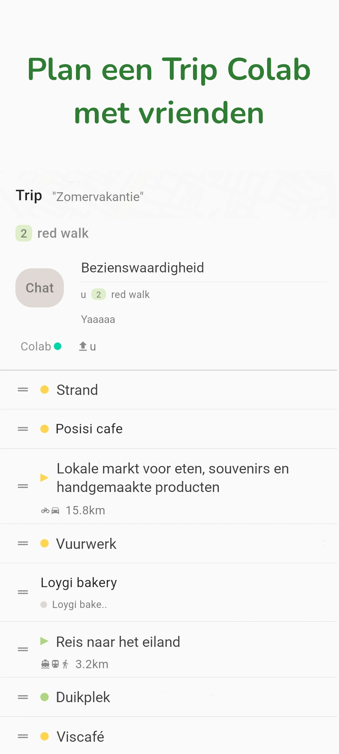 screenshot of message on chat