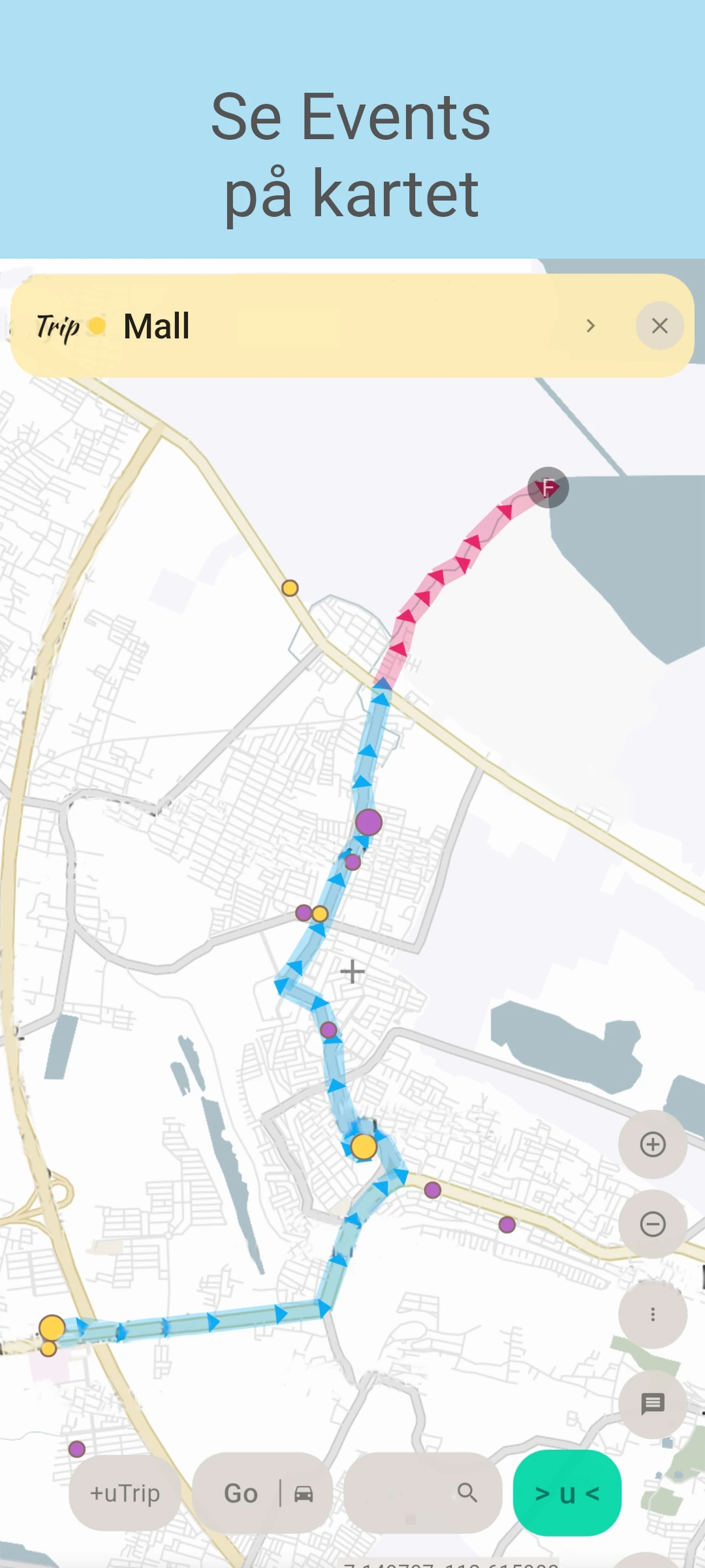 screenshot of map