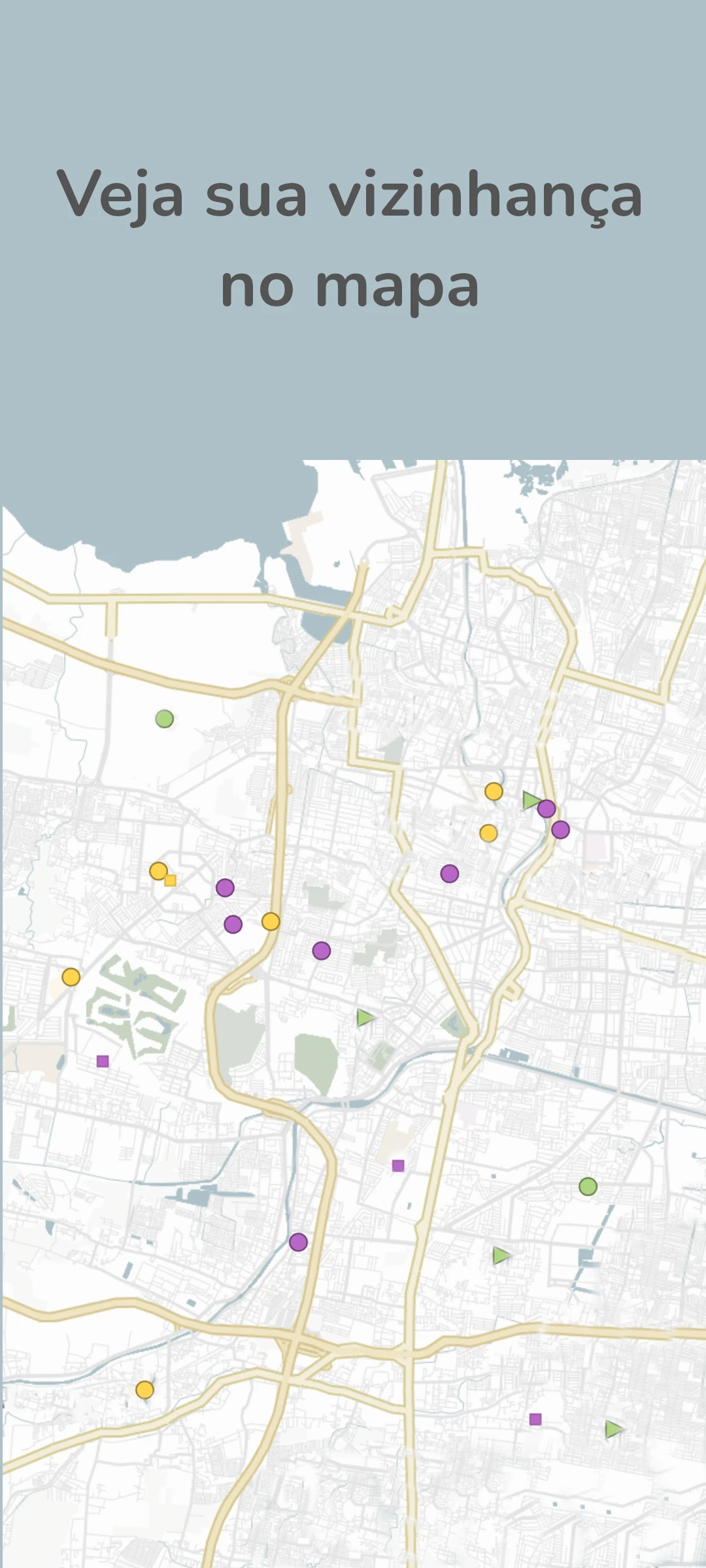 screenshot of event map
