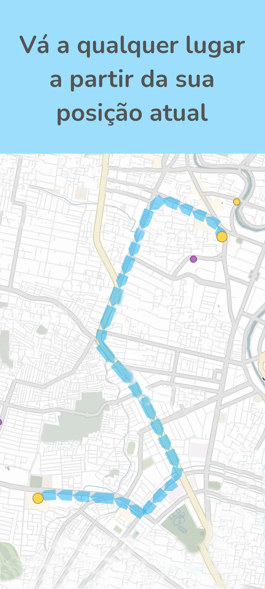 screenshot of simple route