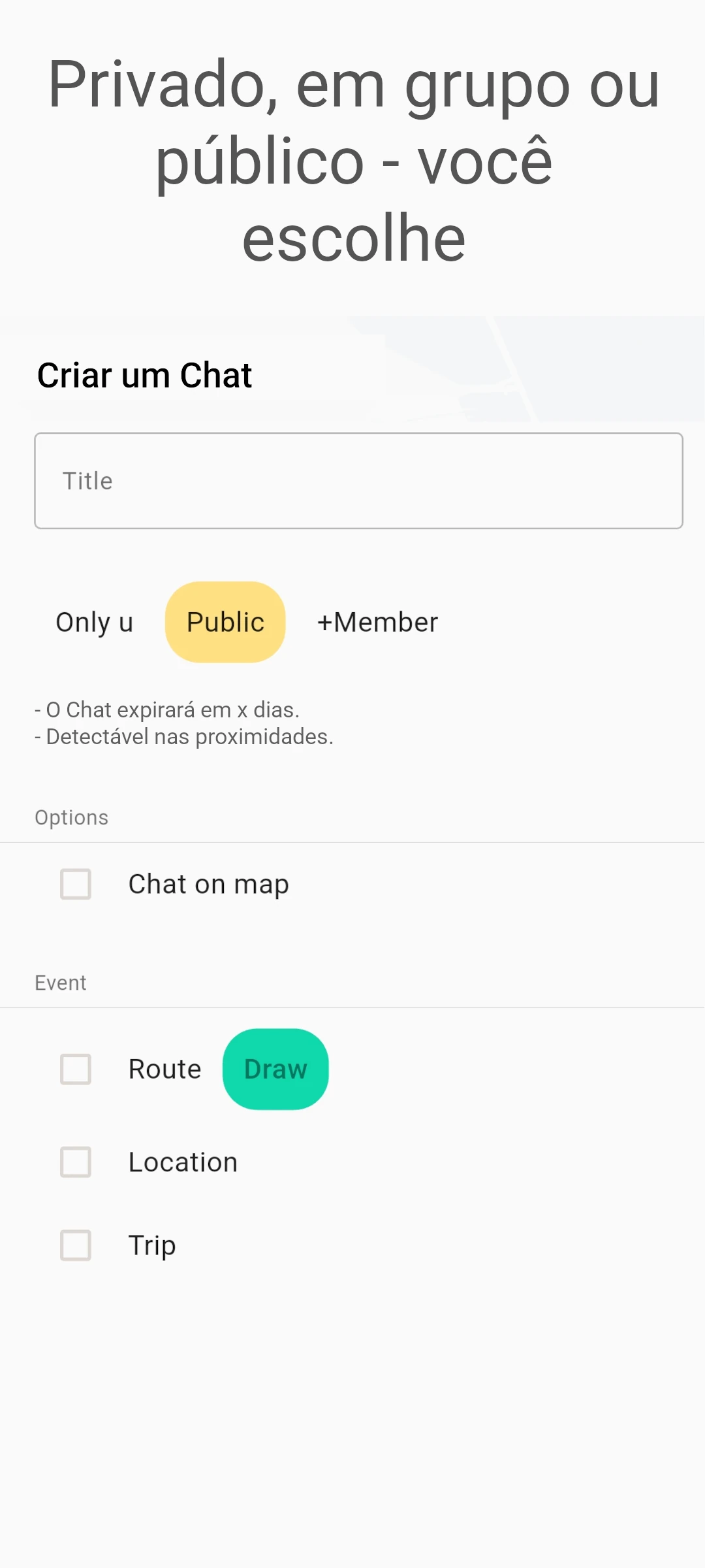 screenshot of privacy