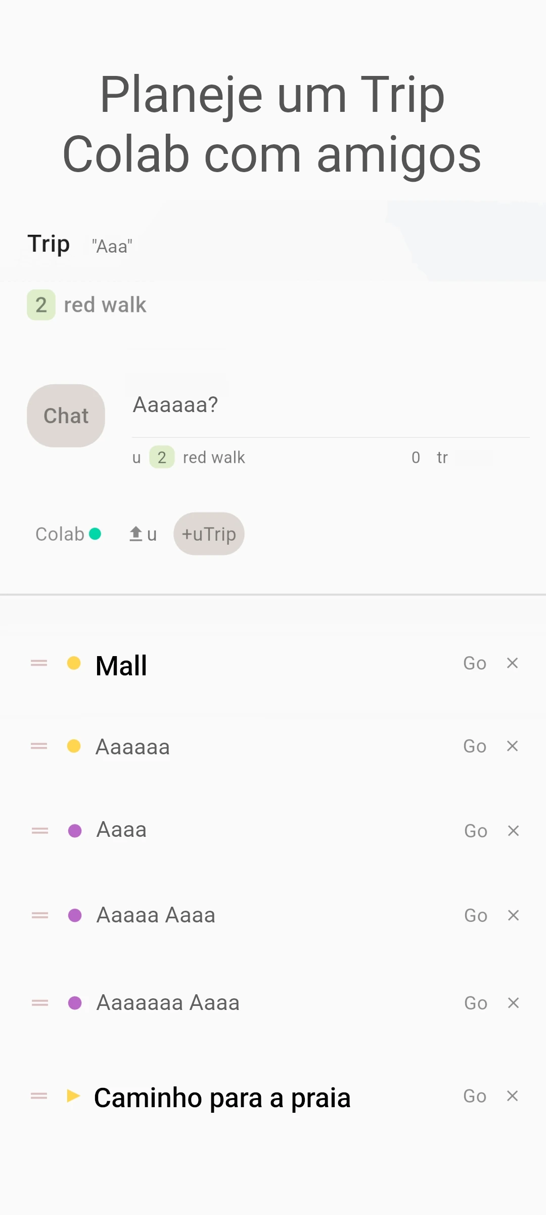 screenshot of trip colab