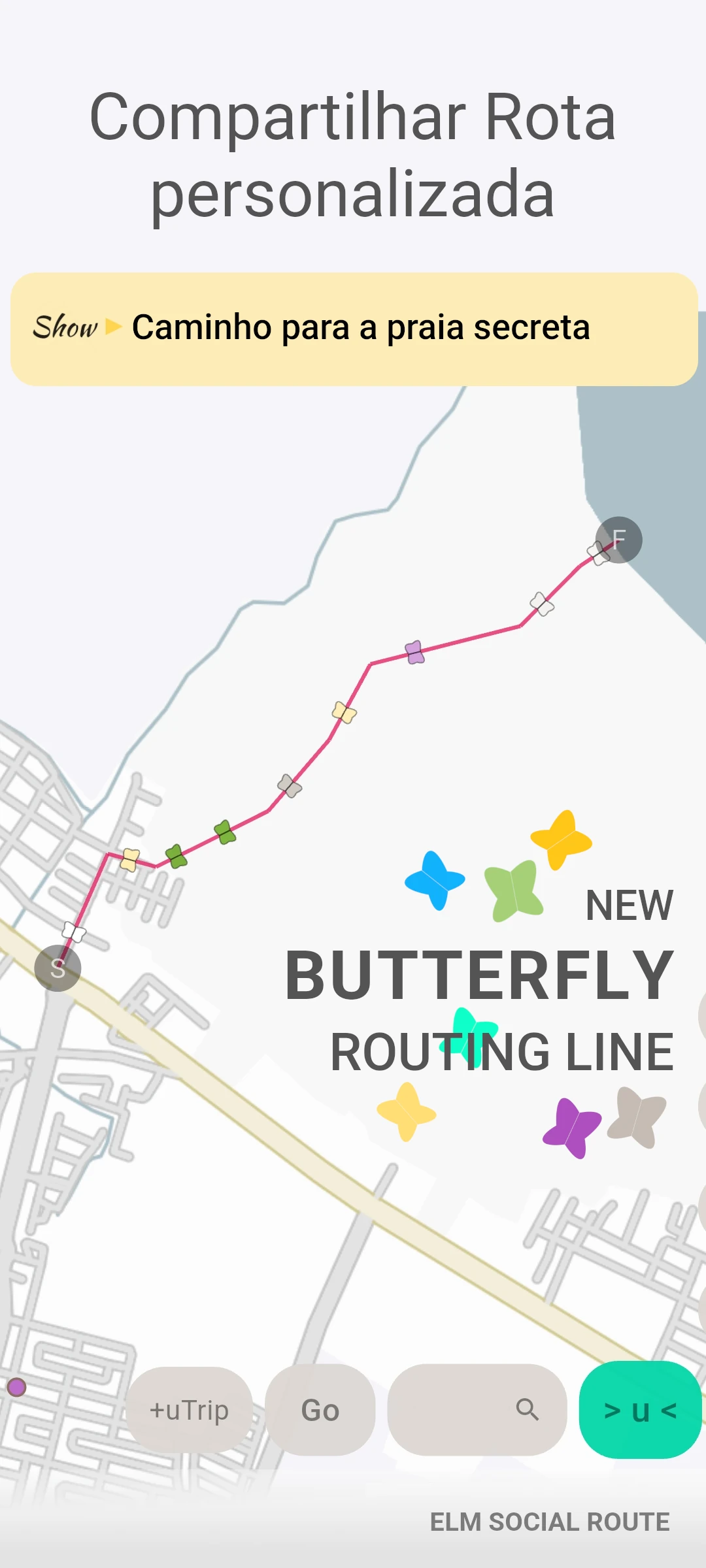 screenshot of route event preview