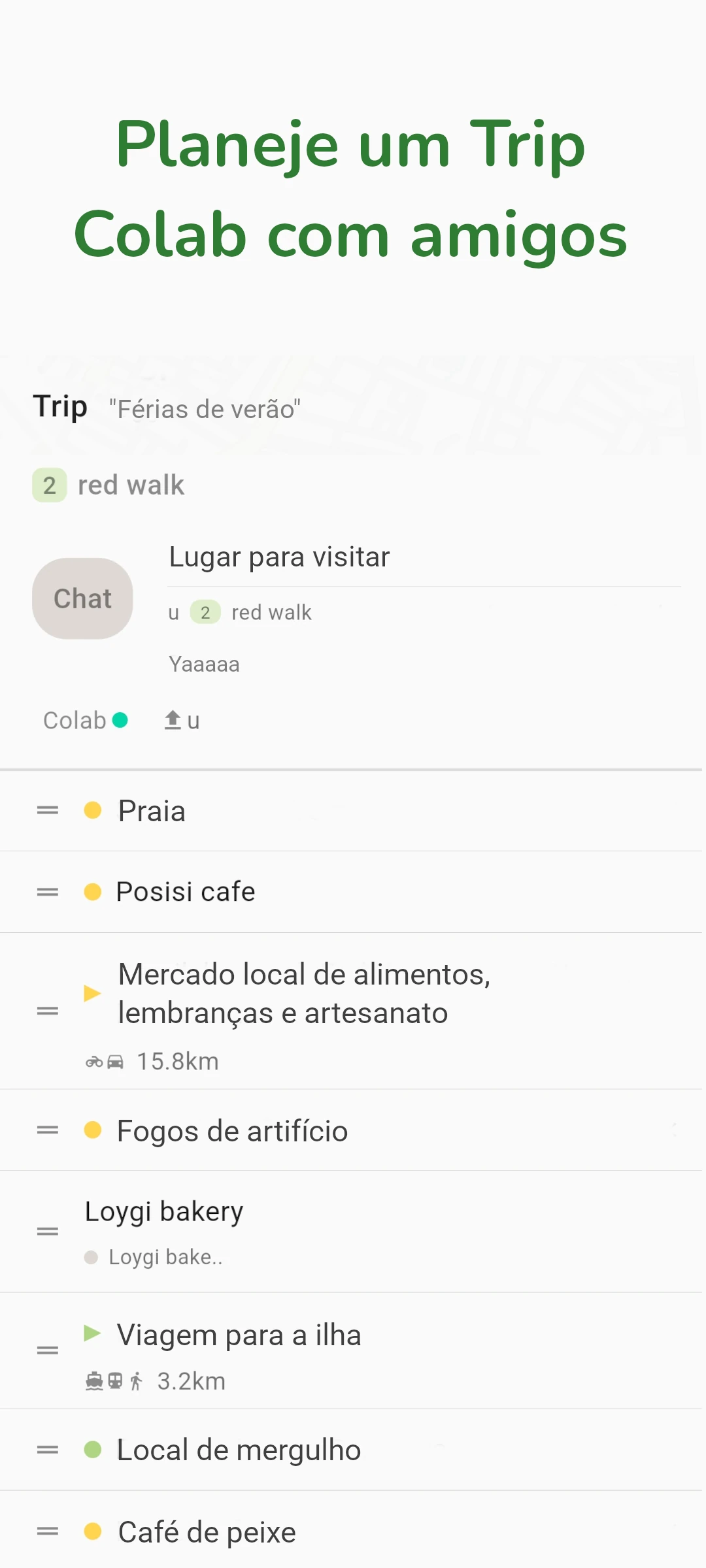screenshot of message on chat