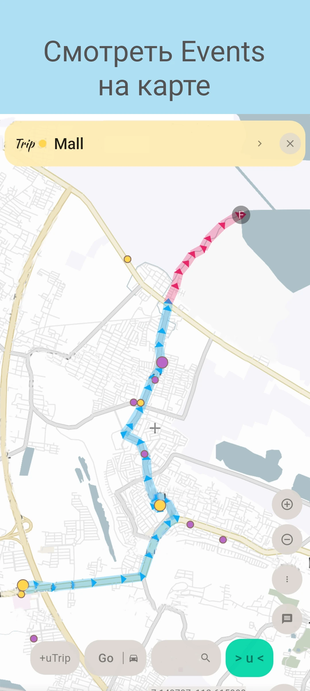 screenshot of map