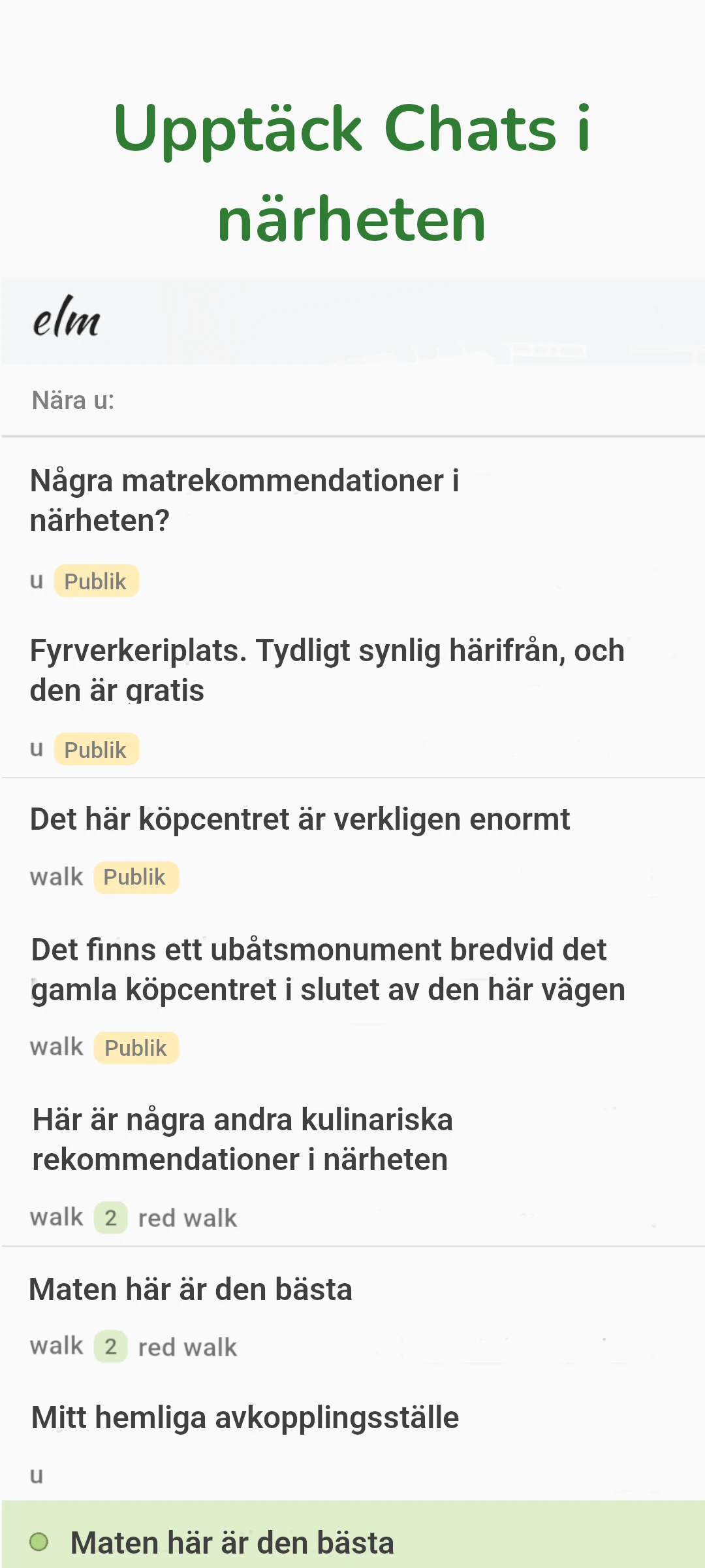 screenshot of chat near u