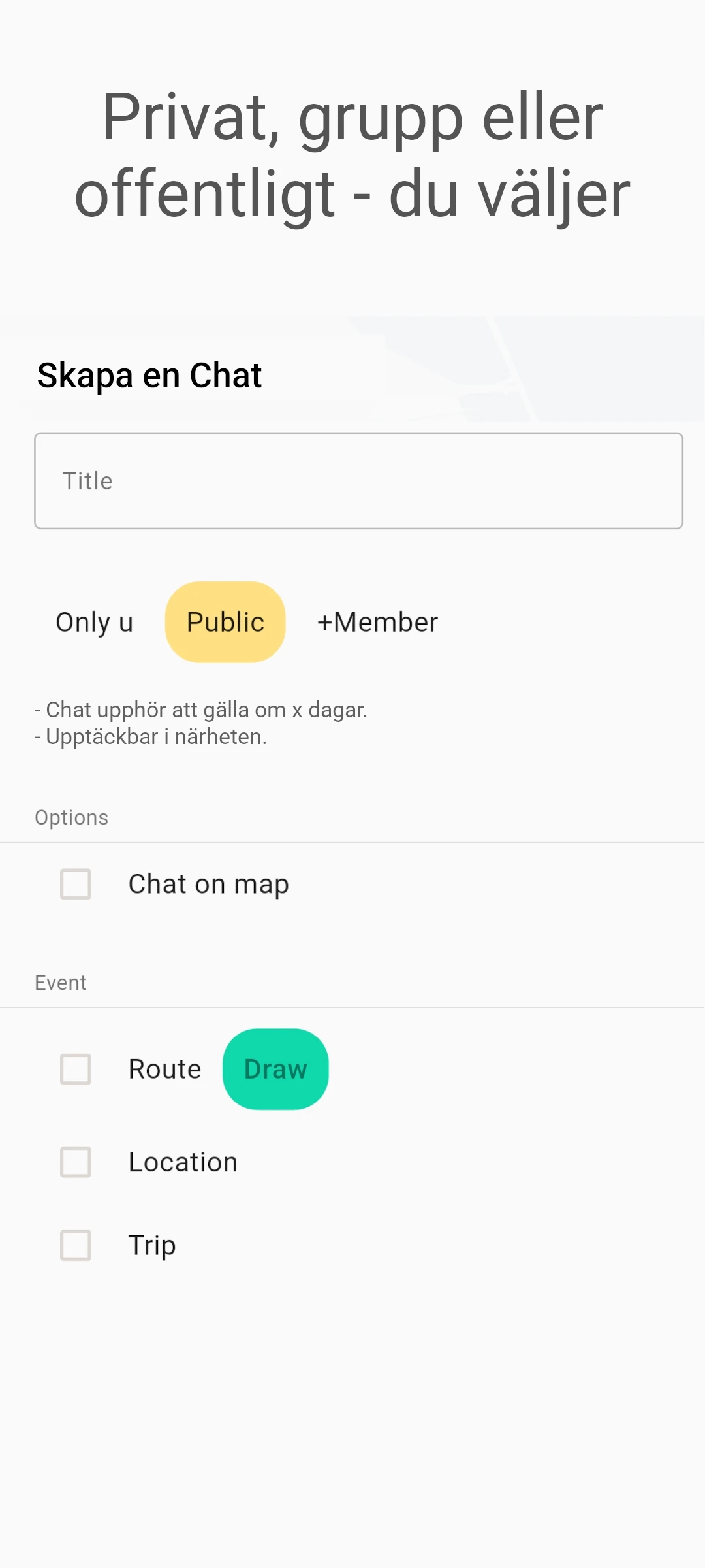screenshot of privacy