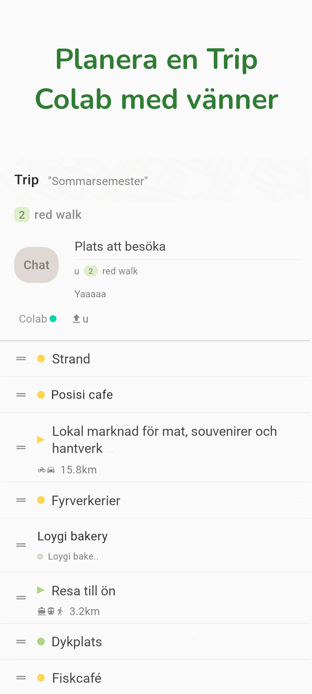 screenshot of message on chat