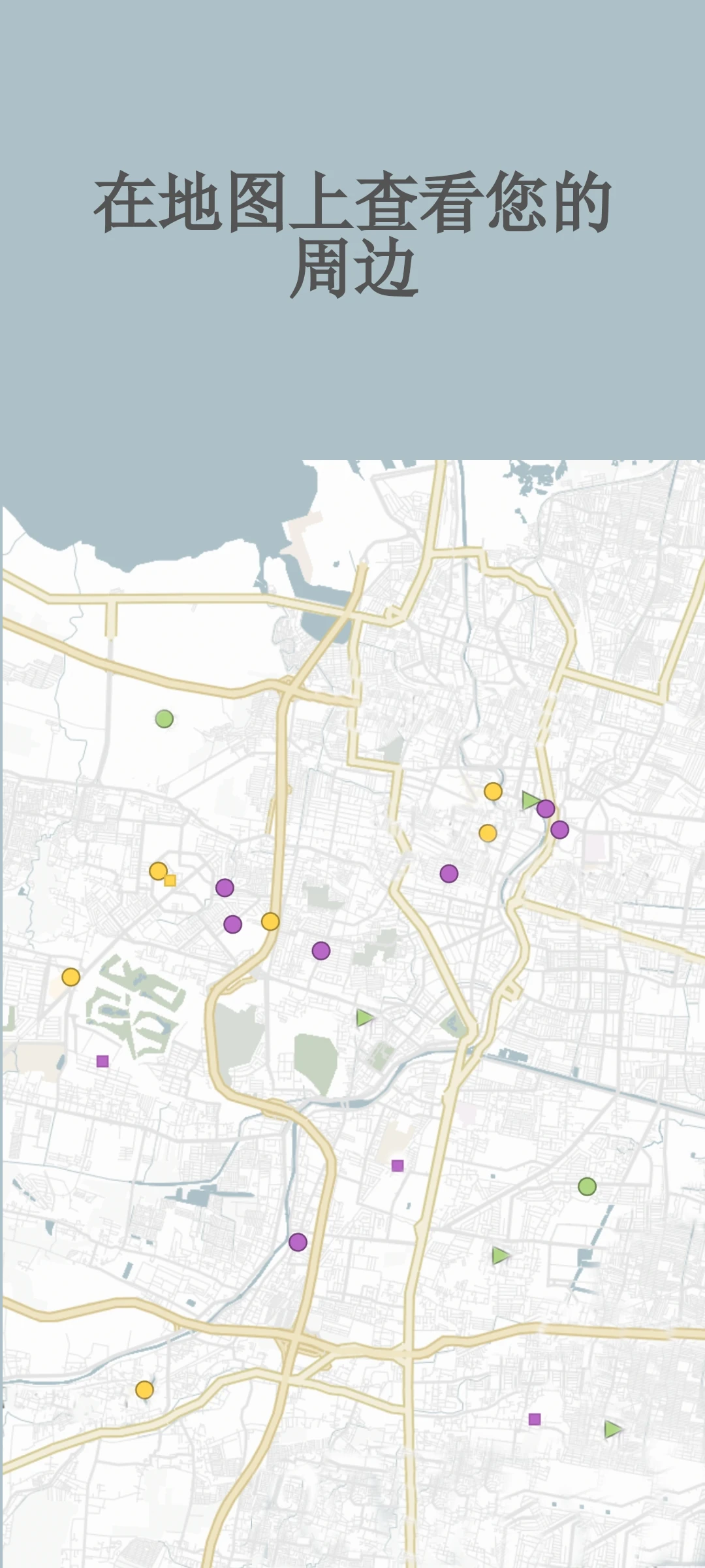 screenshot of event map