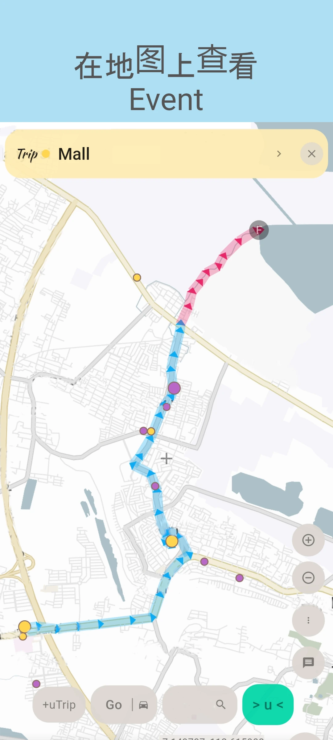 screenshot of map